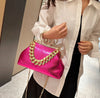 Chain Shoulder Handbag Luxury Women's Chain  & Clutch