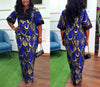 Lavish Comfort Collection-Sweetie Mama African women Dubai Luxury Abaya dashiki dress with sequins and slit in back