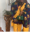 African Suit Lion Pant Suits Men Chief and Queen