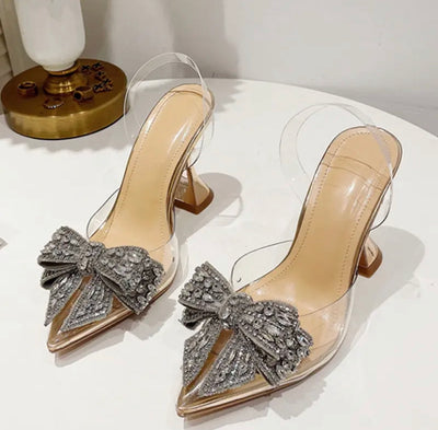 Bow Handbag Glam Rhinestones & Matching Shoes