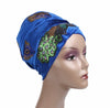 Head wraps Velvet Peacock Patterns Elegant