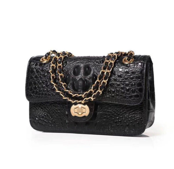 Crocodile Handbag Luxury Trendy Chain Crossbody Handbag