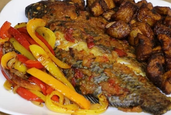 Baked Tilapia Fish meal combo