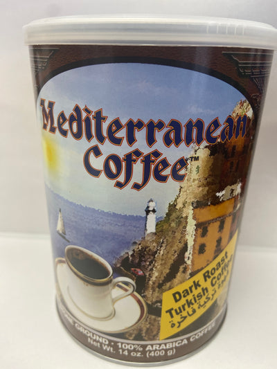 Variety Mediterranean Coffee 100% Arabica Dark Roast Turkish Coffee 400g