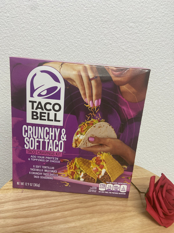 Tacos in box Taco Bell Crunchy & Soft Taco